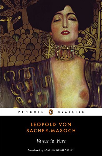 Book cover: "Venus in Furs" by Leopold von Sacher-Masoch, Art Nouveau style.