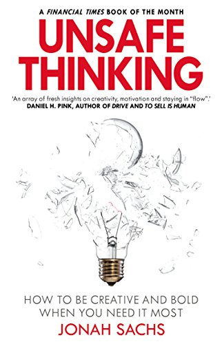 Book cover with red title “Unsafe Thinking” and a shattered lightbulb image.