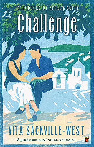 Book cover: "Challenge" by Vita Sackville-West, depicting a couple and village.