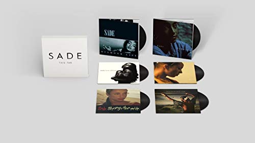 Sade “This Far” vinyl box set with six album covers and records.