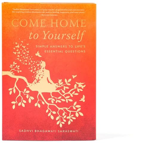 Book cover with silhouette of a person meditating on a branch.