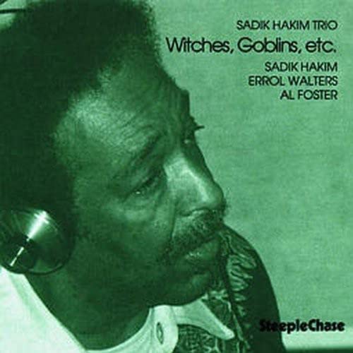 CD cover featuring a portrait of Sadik Hakim with green tint.