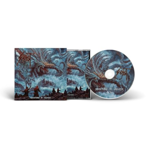 CD case and disc for Sadist’s “Something To Pierce” album, with dark fantasy art.
