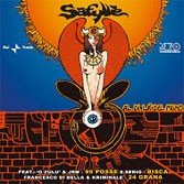 CD cover: winged figure with bull horns against a sun and wall.