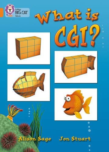 Book cover showing stages of a 3D fish being created digitally.