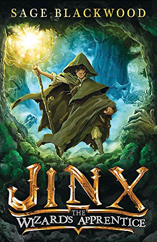 Book cover: hooded figure with glowing staff in a fantastical forest.