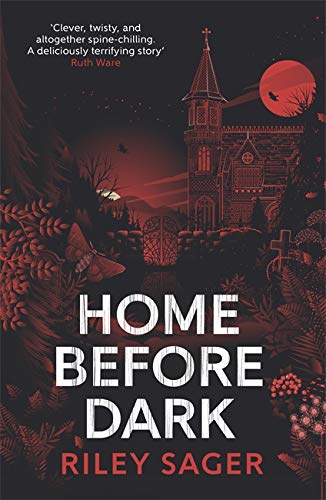 Book cover: dark, gothic mansion with a full moon and silhouetted trees.