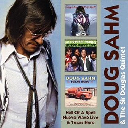 Doug Sahm CD cover featuring a portrait of Sahm and three album cover thumbnails.