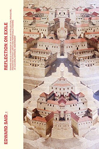Book cover with a mirrored image of ancient stone buildings and red-tiled roofs.
