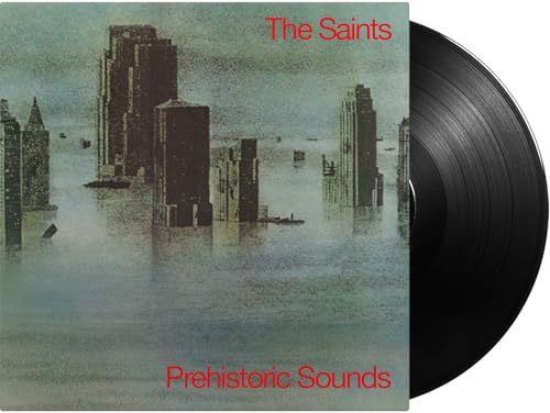 The Saints’ “Prehistoric Sounds” vinyl record with flooded cityscape cover art.