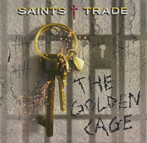 CD cover for Saints Trade’s “The Golden Cage” featuring a key and cage.