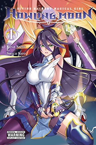 Manga cover featuring a magical girl with purple hair and wing-like details.