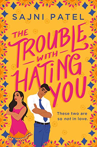 Book cover: “The Trouble With Hating You” featuring two young adults.