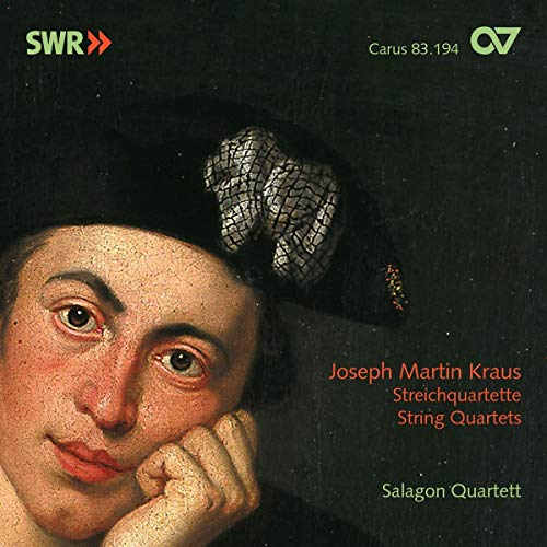 CD cover featuring a portrait of a man with Salagon Quartet text.
