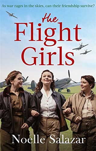 Book cover featuring three women in flight uniforms with vintage airplanes.