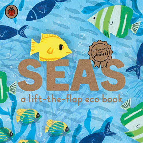 Children’s book cover with illustrated fish and the title “Seas.”