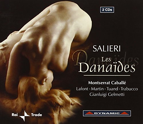 CD cover for Salieri’s “Les Danaïdes” opera, featuring a nude figure.