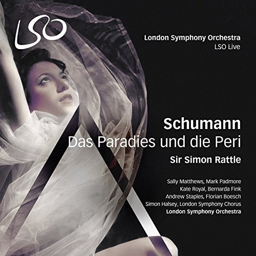Classical music album cover featuring a veiled woman and text details.