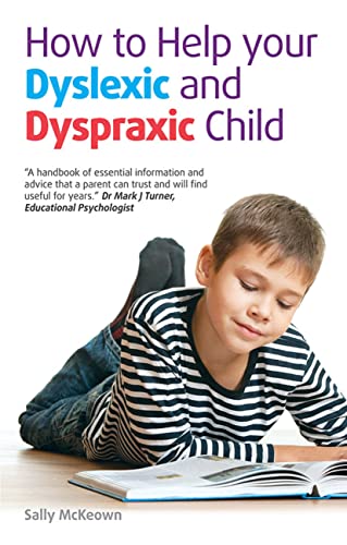 Book cover with a young boy reading, titled “How to Help your Dyslexic and Dyspraxic Child.”