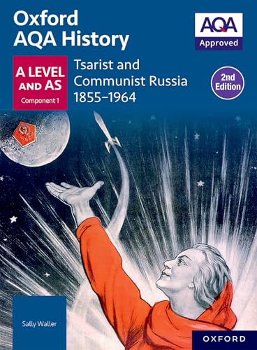 Textbook cover for A-Level History: Tsarist and Communist Russia, 1855-1964.