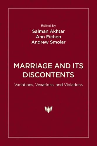 Red book cover with white text: "Marriage and Its Discontents.