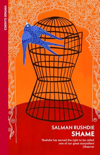 Book cover: bird near a large, dark cage on an orange background.