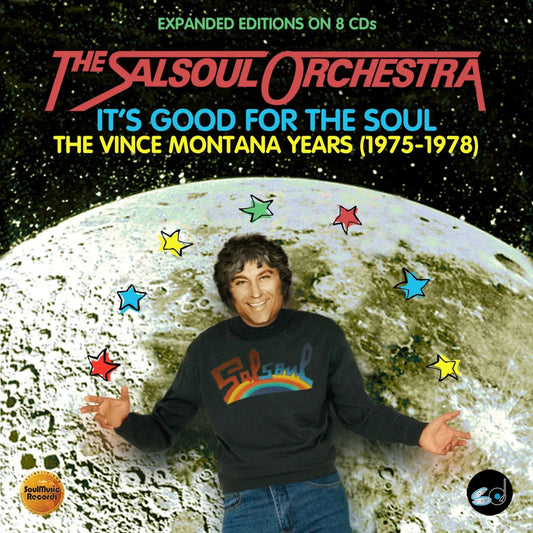 Album cover for "It's Good For The Soul" by The Salsoul Orchestra.