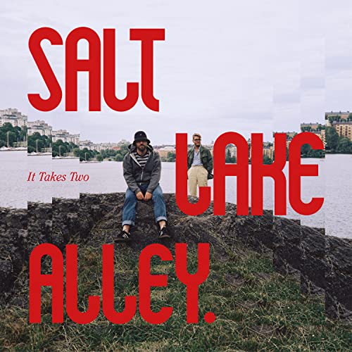 Album cover for Salt Lake Alley’s “It Takes Two” featuring a man by water.