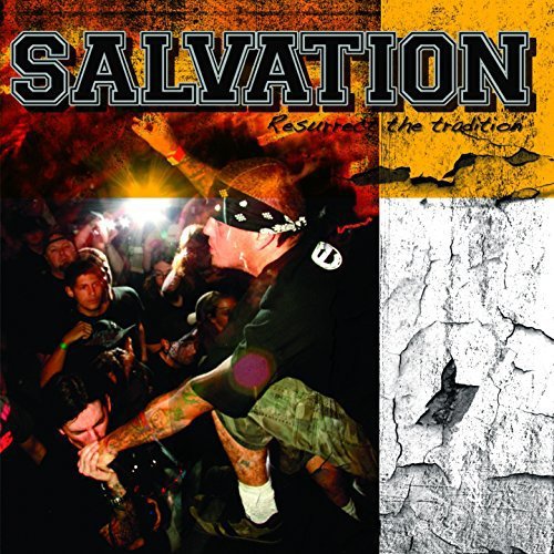 CD cover for Salvation’s “Resurrect The Tradition” featuring a concert scene.