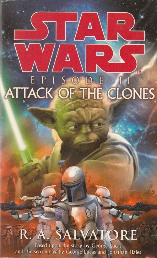Book cover featuring Yoda and clone troopers from Star Wars: Attack of the Clones.