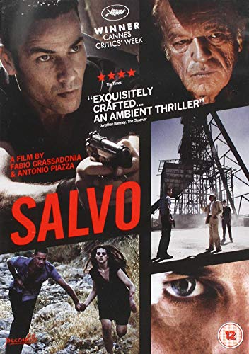 DVD cover for "Salvo" featuring dramatic portraits and action scenes.