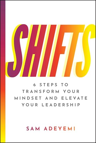 Book cover with bold, colorful title "SHIFTS" and author Sam Adeyemi.