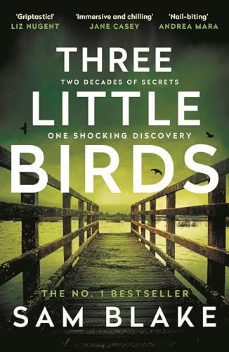 Book cover showing a wooden pier leading into a misty, green-toned lake with birds.