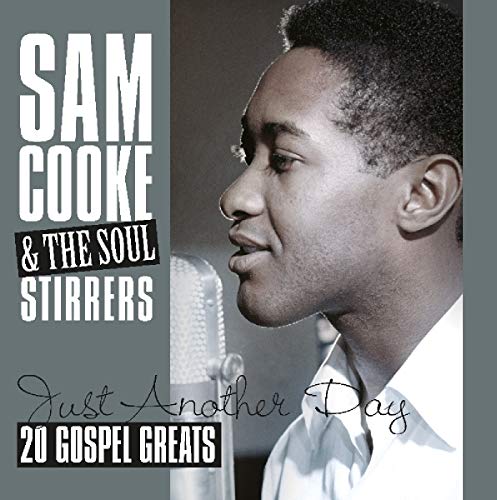 Sam Cooke portrait on album cover, singing into a vintage microphone.