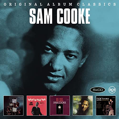 Sam Cooke "Original Album Classics" 5xCD set with portrait and album covers.