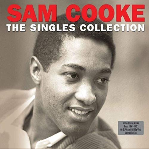 Sam Cooke portrait album cover, red vinyl edition.