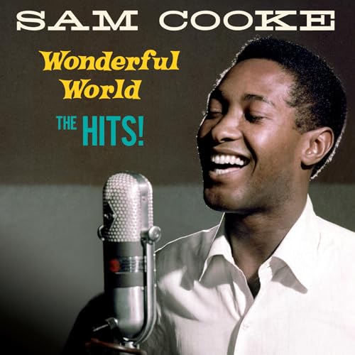 Sam Cooke album cover featuring a smiling portrait and microphone.