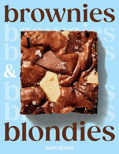 Book cover featuring a close-up of chocolate and vanilla brownies.