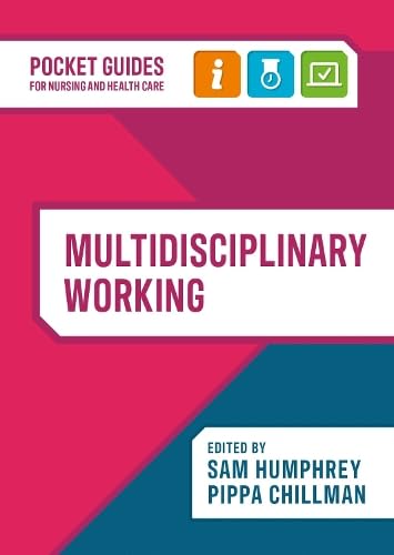 Book cover: "Multidisciplinary Working" pocket guide for nursing and healthcare.