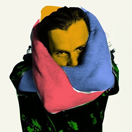 CD cover featuring a man with his face partially obscured by colorful arms.