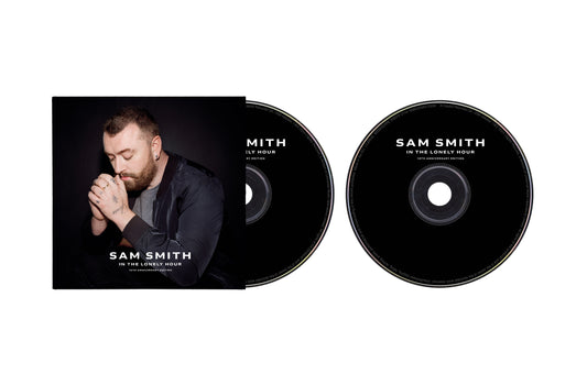 Sam Smith's "In The Lonely Hour" 10th Anniversary CD and two discs.