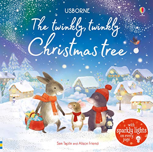 Cover of children’s book featuring animals in a snowy winter scene.