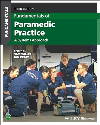 Textbook cover: “Fundamentals of Paramedic Practice,” showing paramedics attending to a patient.