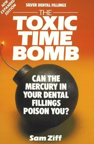 Book cover with a bomb illustration and text about dental fillings.