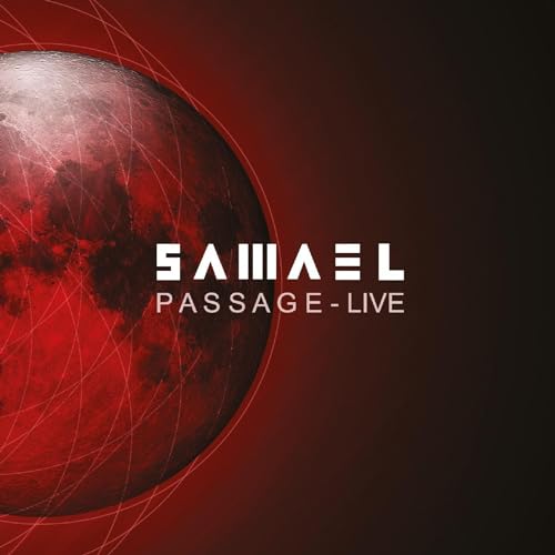 Red album cover with the band name "Samael" and a planetary image.