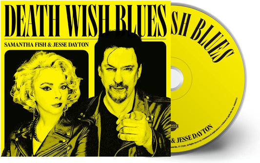 "CD case and disc with yellow cover art featuring a man and woman."
