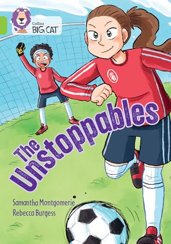 Book cover: two young soccer players running on a green field.