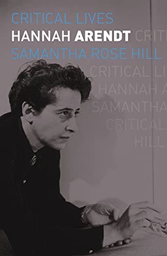 Book cover featuring a black and white portrait of Hannah Arendt.