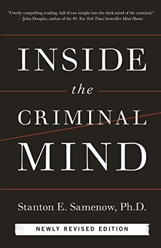 Book cover: "Inside the Criminal Mind" by Stanton E. Samenow, Ph.D.