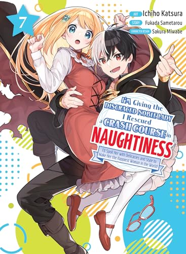 Manga volume cover with two anime characters and colorful abstract background.